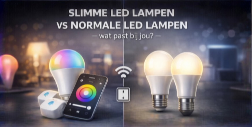 Slimme LED lampen vs normale LED lampen – wat past bij jou?