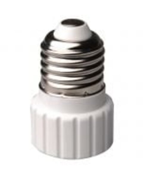 HLW LED Simple LED Converter from E14 to GU10 Fitting - White