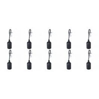 Moving Fitting 10 Pieces - E27 Lamp Fitting Black 15cm Wire
