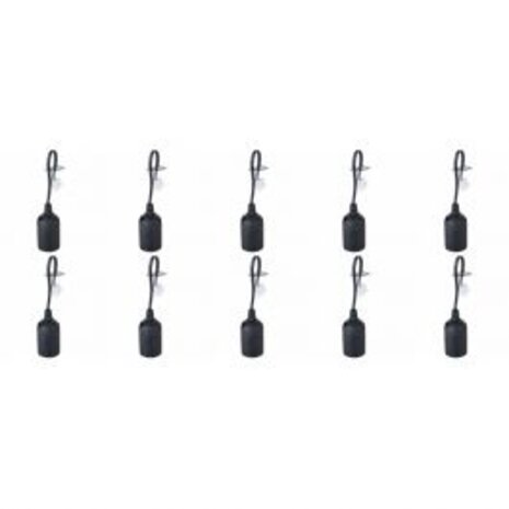 Moving Fitting 10 Pieces - E27 Fitting/Holder with 15cm Wire LED Accessories