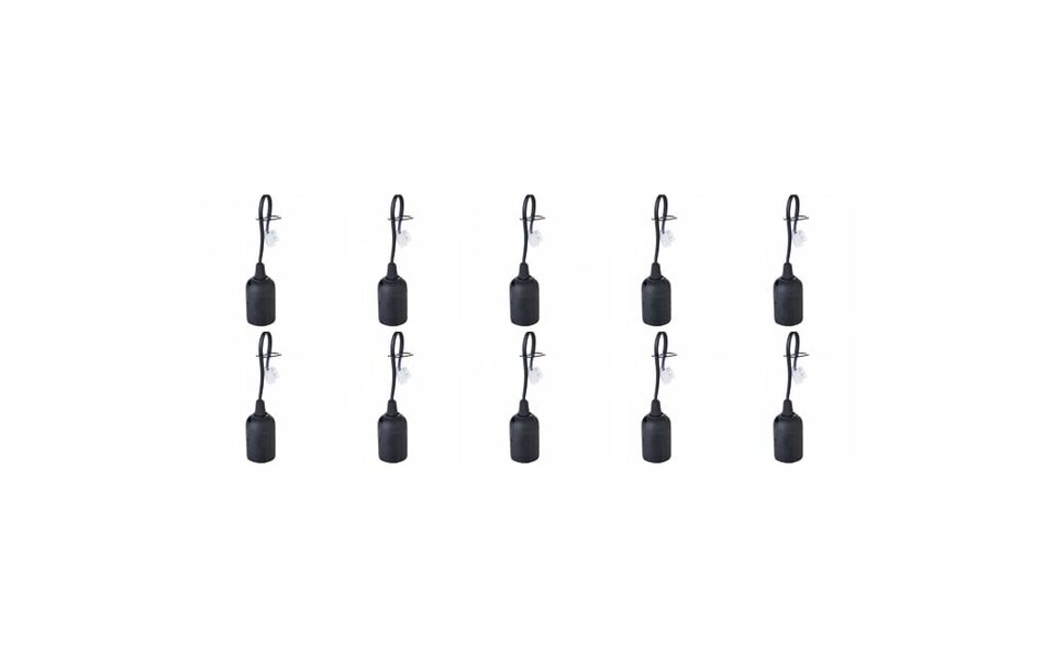 HLW LED Verhuisfitting 10 Stuks - E27 Fitting/Houder met 15cm Draad LED Toebehoren HLW LED Verhuisfitting 10 Stuks - E27 Fitting/Houder met 15cm Draad LED Toebehoren