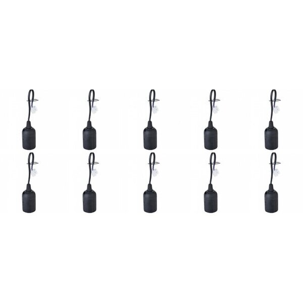 HLW LED Verhuisfitting 10 Stuks - E27 Fitting/Houder met 15cm Draad LED Toebehoren