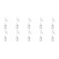 Moving Fittings 10 Pieces - E27 Lamp Fitting with 15cm Wire