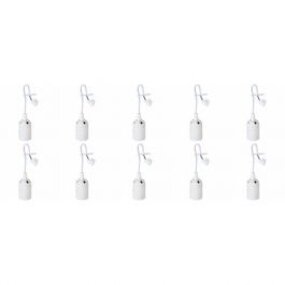 Moving Fittings 10 Pieces - E27 Lamp Fitting with 15cm Wire