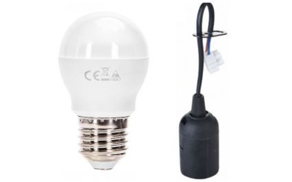 HLW LED Verhuisfitting Set 10 Stuks - E27 Lamp Fitting - 10W LED Natuurlijk Wit 4000K