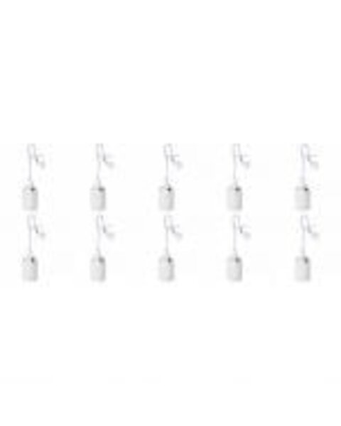 HLW LED Verhuisfitting Set 10 Stuks - E27 Lamp Fitting - 10W LED Natuurlijk Wit 4000K