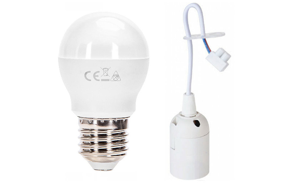 HLW LED Verhuisfitting Set 10 Stuks - E27 Fitting 10W LED Toebehoren Natuurlijk Wit 4000K