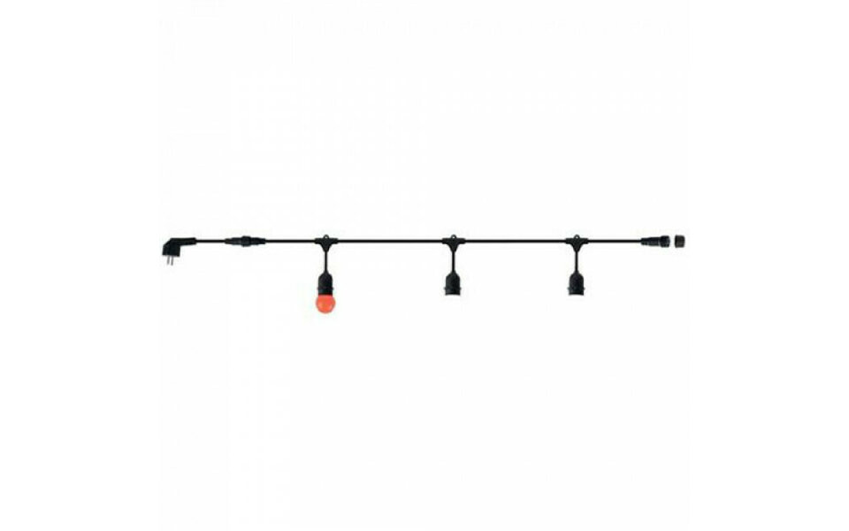 HLW LED String Light Cable 10m with 10 E27 Lamp Fittings - 750W LED Accessories