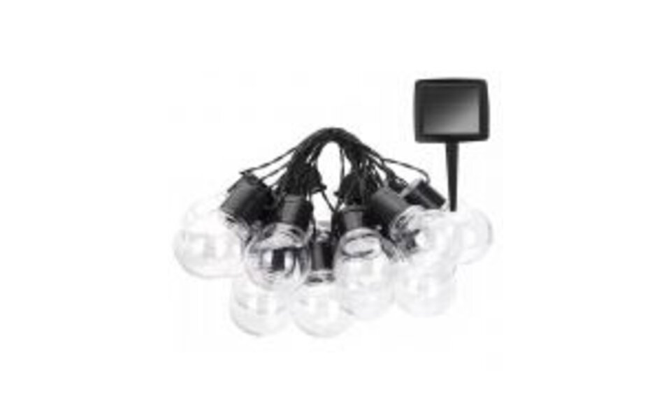 HLW LED Prikkabel Lichtsnoer 10m met 10 E27 Lamp Fittingen - 750W LED Toebehoren HLW LED Prikkabel Lichtsnoer 10m met 10 E27 Lamp Fittingen - 750W LED Toebehoren
