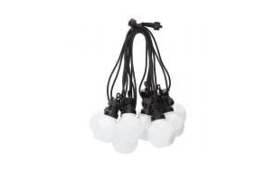 HLW LED String Light Cable 10m with 10 E27 Lamp Fittings - 750W LED Accessories