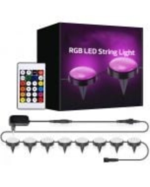 HLW LED String Light Cable 10m with 10 E27 Lamp Fittings - 750W LED Accessories