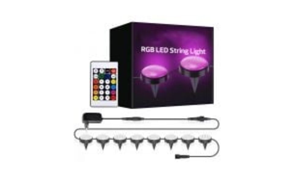 HLW LED String light 10m light cord with 10 E27 fittings - 1500W LED & string light accessories