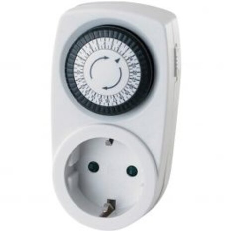 Timer switch 3500W - Analog timer switch for LED accessories in the Netherlands