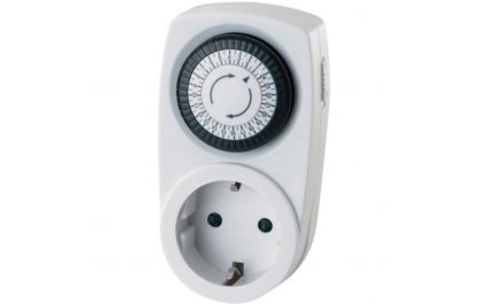 HLW LED Timer switch 3500W - Analog timer switch for LED accessories in the Netherlands