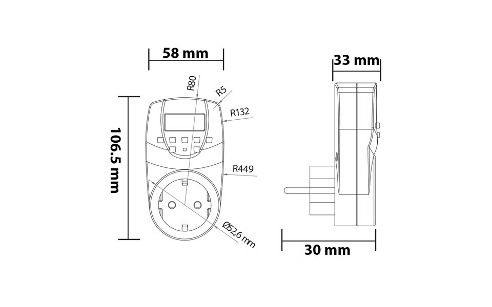 HLW LED Digital Timer Switch 3500W - Reliable LED Accessories Switch White HLW LED Digital Timer Switch 3500W - Reliable LED Accessories Switch White