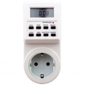 Digital Timer Switch 3680W - LED Accessories Switch White