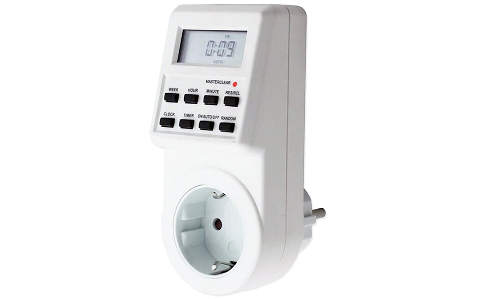 HLW LED Aigi Tronan 3680W Timer Switch - Digital LED Accessory Switch White NL HLW LED Aigi Tronan 3680W Timer Switch - Digital LED Accessory Switch White NL