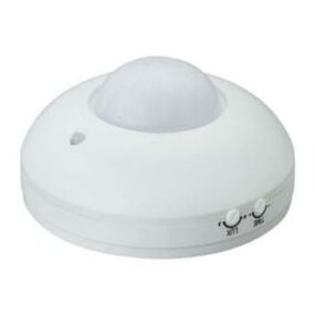 Motion Sensor LED Accessories - 360° Surface Mount Round Matt White