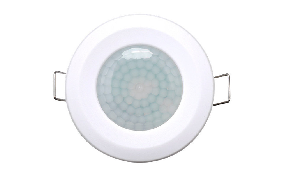 HLW LED Aigi Motion Sensor Recessed Round Matte White - 360° detection and 8m range, ideal LED accessory