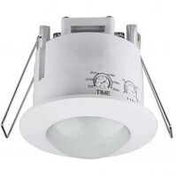 Motion sensor Prixa Hatron - Recessed Round Matt White 360°