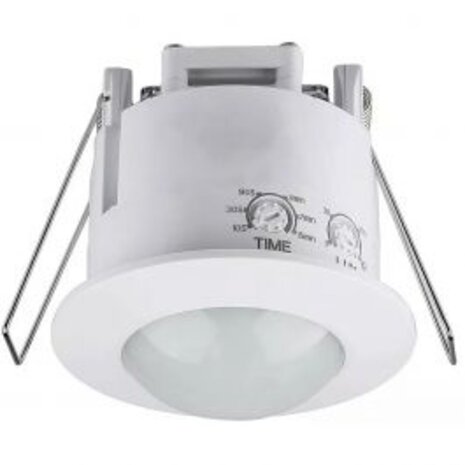 Motion sensor Prixa Hatron - Recessed Round Matt White - 360° Detection & LED Accessories