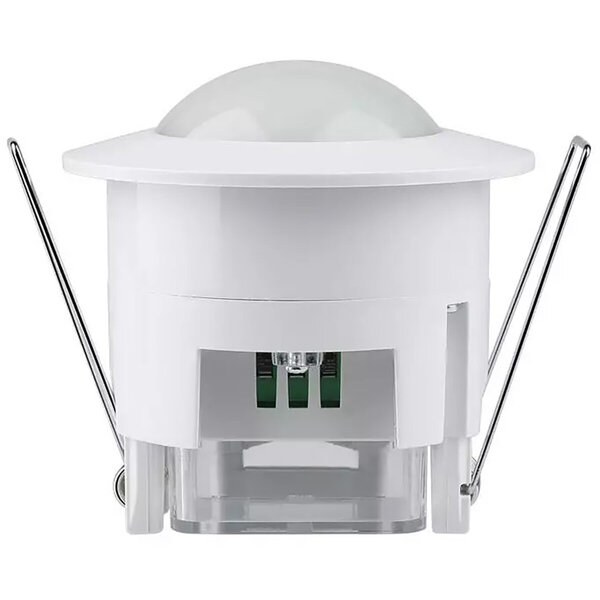 HLW LED Motion sensor Prixa Hatron - Recessed Round Matt White - 360° Detection & LED Accessories