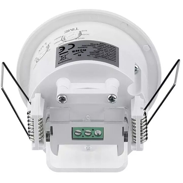 HLW LED Motion sensor Prixa Hatron - Recessed Round Matt White - 360° Detection & LED Accessories