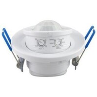 Motion sensor Rovy - Recessed Round Matt White, 360° Detection