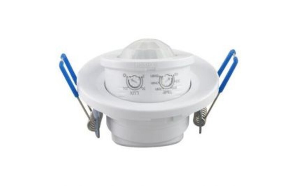 HLW LED Motion sensor Rovy - Recessed Round Matt White Plastic, 360° 6m, LED Accessories HLW LED Motion sensor Rovy - Recessed Round Matt White Plastic, 360° 6m, LED Accessories