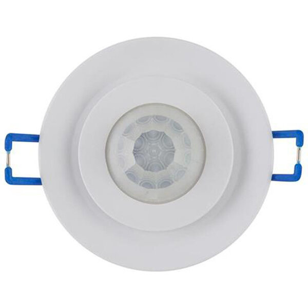 HLW LED Motion sensor Rovy - Recessed Round Matt White Plastic, 360° 6m, LED Accessories