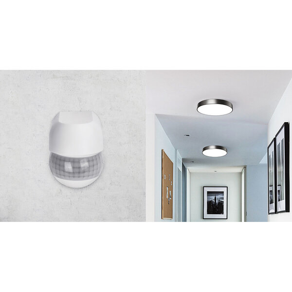 HLW LED Aigi Tucy Motion Sensor LED Accessories - Round, 180° Detection, 12m Range, Splashproof
