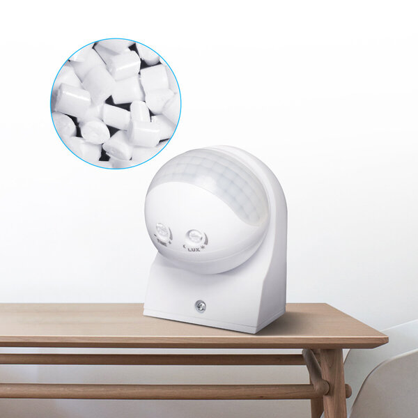 HLW LED Aigi Tucy Bewegingssensor LED Toebehoren - Rond, 180° Detectie, 12m Bereik, Spatwaterdicht