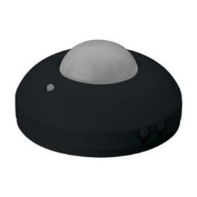 Motion sensor LED accessories - Round Matte Black 360° 6m