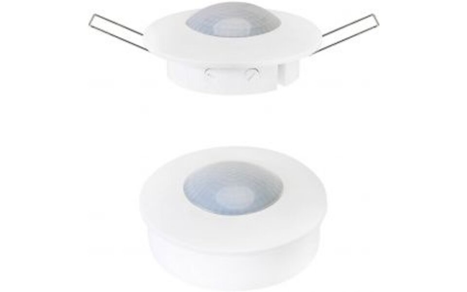 HLW LED Kozolux Bewegingssensor 300W LED - 6m Bereik, 360° Detectie, Inbouw & Opbouw