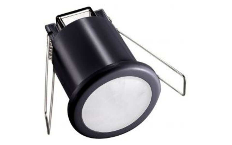 HLW LED Kozolux Motion Sensor PIR 200W LED Accessories - 6m, 360° Detection, Recessed, Black
