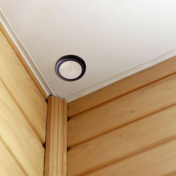 HLW LED Kozolux Motion Sensor PIR 200W LED Accessories - 6m, 360° Detection, Recessed, Black