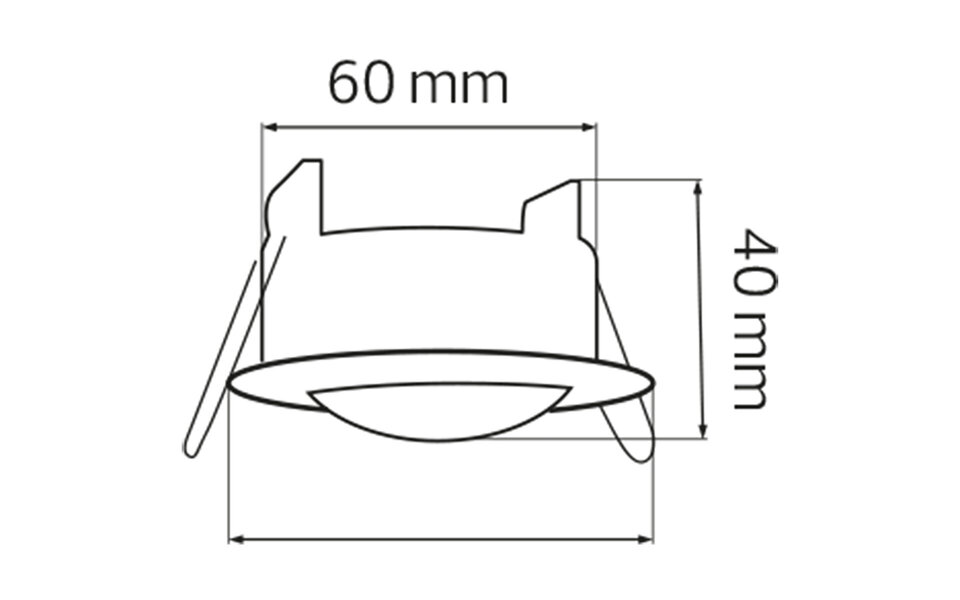 HLW LED Kozolux Bewegingssensor PIR 6m 360° - 300W LED Toebehoren, Wit, Inbouw