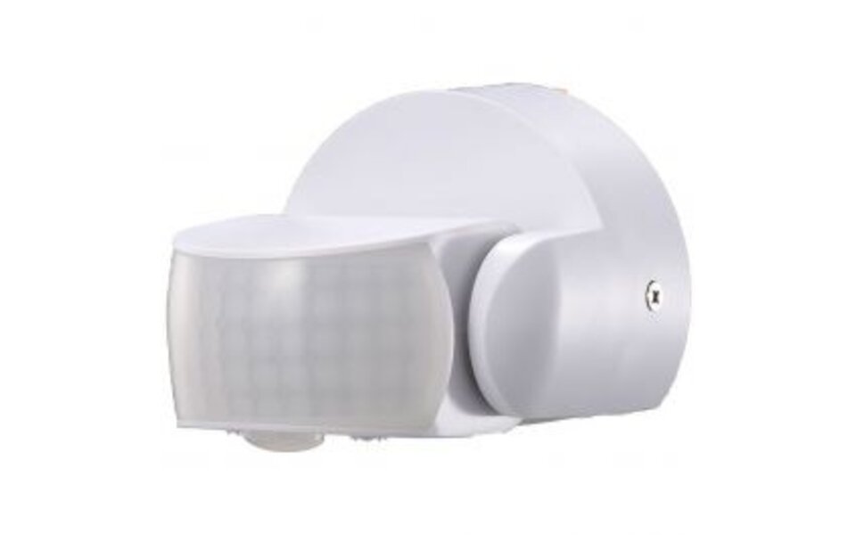 HLW LED Bewegingssensor Viron Ubim - Opbouw Rond Mat Wit - LED toebehoren 180° bereik