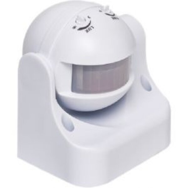 HLW LED Motion sensor Aigi Infy - Round LED accessories, 180° detection & 12m range, splash-proof