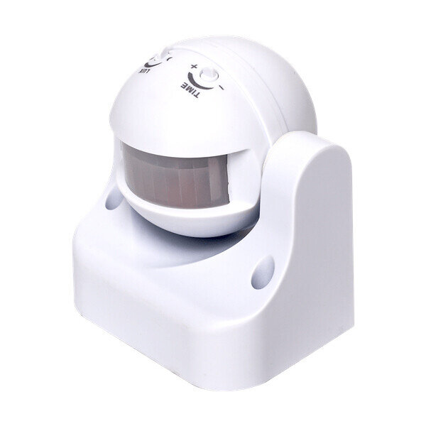 HLW LED Motion sensor Aigi Infy - Round LED accessories, 180° detection & 12m range, splash-proof