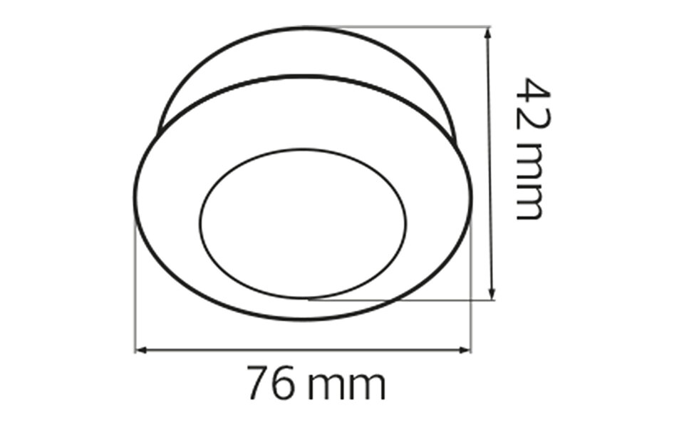 HLW LED Kozolux Motion Sensor PIR 300W - 6m, 360° LED Accessories White