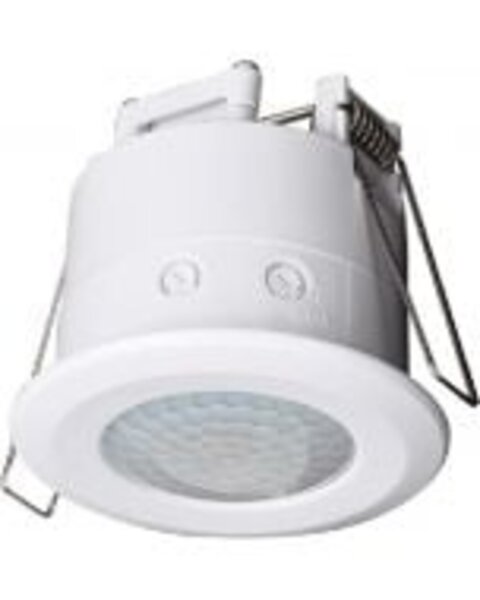 HLW LED Bewegingssensor Viron Muci - Opbouw Rond Mat Zwart, 180° bereik, LED toebehoren