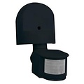 Surface-Mounted Motion Sensor Round Matte Black - 180° & 8m For LED Accessories