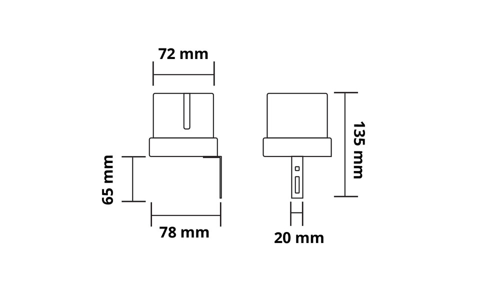 HLW LED Twilight Switch Light Sensor with Motion Sensor - 2700W LED Accessories White