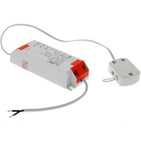 EcoDim Dimmable LED Driver 12W - LED Transformer for Max. 4 Spotlights, 24-38V