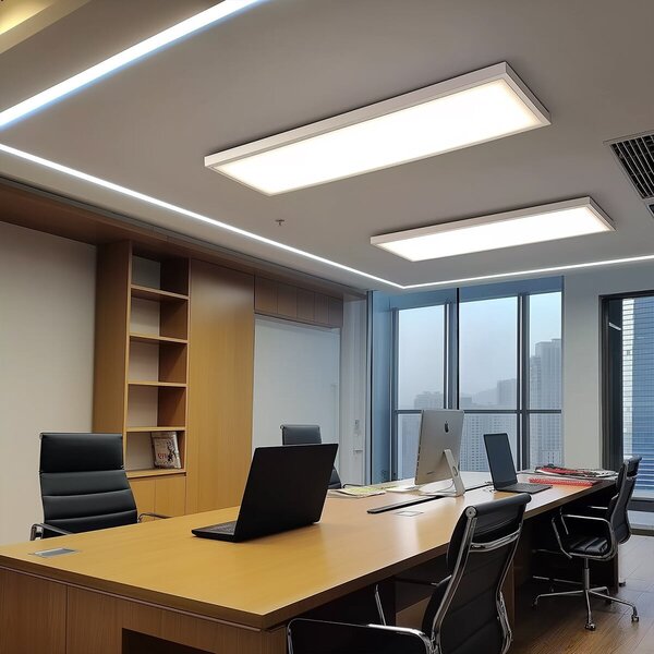 Velvalux Velvalux LED Panel Surface Mount Frame 30x120 - Aluminum White - LED Accessories