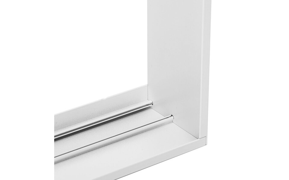 Velvalux Velvalux LED Paneel Opbouw Frame 60x60 Wit Aluminium - LED toebehoren
