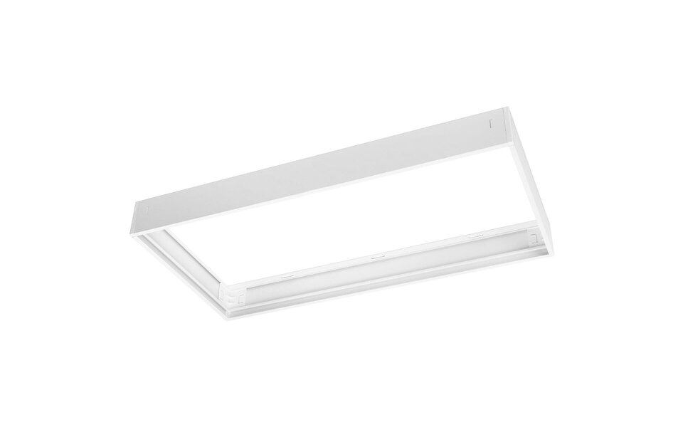 Velvalux Velvalux LED Panel Surface Mount Frame 30x60 White Aluminum - Ideal LED accessories