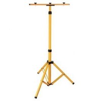 Construction Lamp Tripod Aluminum - Extendable & Double Lamp fitting