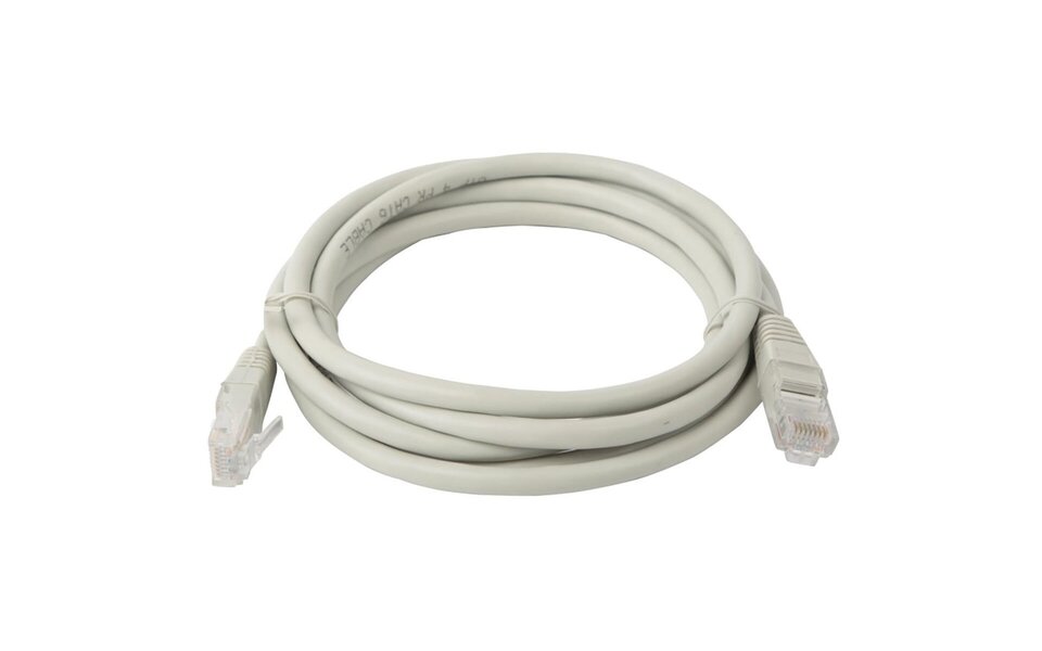 HLW LED Aigi Atryn Cat6 UTP Netwerkkabel 1.8m - Koper, Grijs | Licht snoer & LED toebehoren